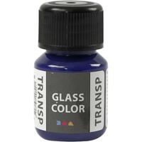 Creativ Company Glass color transparante verf - briliant blauw, 30ml - thumbnail
