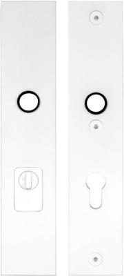 Formani Square LSQSM-50KT massieve veiligheidsschilden met kerntrekbeveiliging kruk/kruk SKG*** PC72 - wit