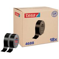 tesa tesaband 4688 Standard 04688-00000-00 Textieltape Zwart (l x b) 50 m x 50 mm 18 stuk(s) - thumbnail