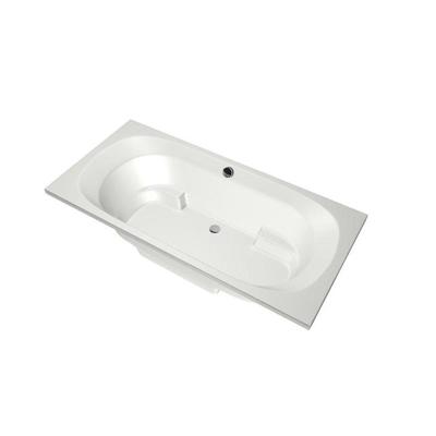 Xenz Kanaga Duobad - 190x90x53 - afvoer Midden - acryl - wit mat 6863-03