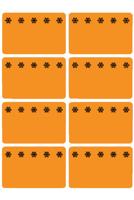 Etiket HERMA 3774 26x40mm diepvries oranje 48stuks - thumbnail