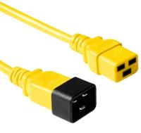 ACT AK5102 230V Stroomkabel C19/C20 Geel - 1,8 meter - thumbnail