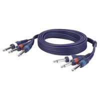 DAP FL21 verloopkabel 3x Jack naar 3x Jack 150cm - thumbnail