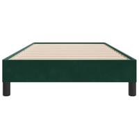 Boxspring zonder matras fluweel donkergroen 80x210 cm - thumbnail