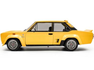 Solido Auto Fiat 131 Abarth 1980 geel Kant-en-klaar model Personenauto (model)