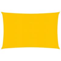 VidaXL Zonnezeil 160 g/m² 2,5x4 m hdpe geel - thumbnail