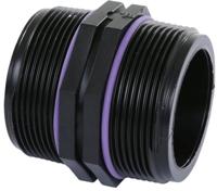 PP dubbele nippel 1/2 - thumbnail