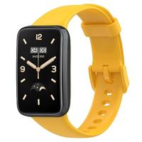 By Qubix - Siliconen sportbandje - Geel - Compatible met Xiaomi Smart band 7 Pro - Compatible Xiaomi bandje - thumbnail