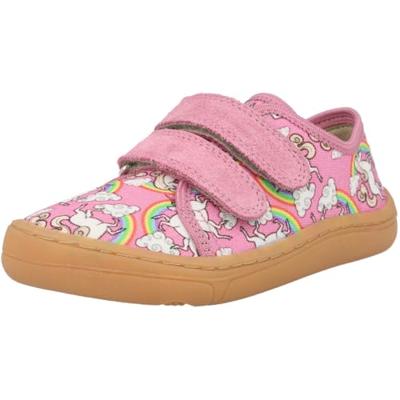 Sneakers voor jongens BAREFOOT CANVAS FRODDO rozen