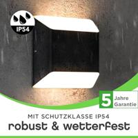 ECO-Light FLOYD 1140110 LED-buitenlamp (wand) LED LED 7.00 W Antraciet - thumbnail