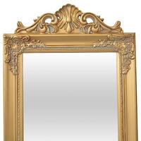 Vrijstaande spiegel Barok 160x40cm goud - thumbnail