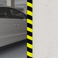VidaXL Hoekbeschermer 4x3x100 cm pu geel en zwart - thumbnail