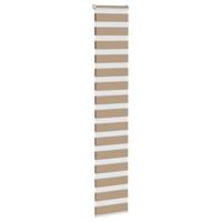 VidaXL Zebra blind 40x230 cm stofbreedte 35,9 cm polyester zandbruin - thumbnail