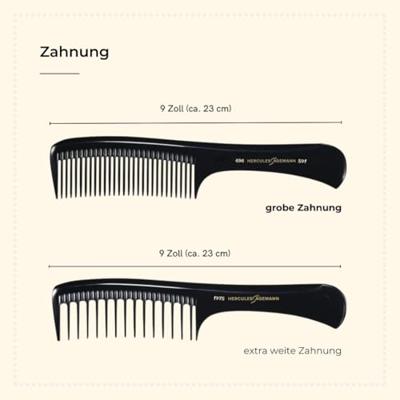 Hercules Sägemann Master Class Handle Comb