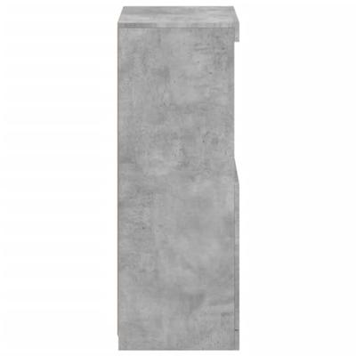 Dressoir met LED-verlichting 41x37x100 cm betongrijs