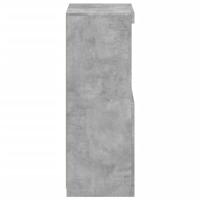 Dressoir met LED-verlichting 41x37x100 cm betongrijs - thumbnail
