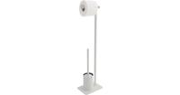 Toiletbutler - Toiletrolhouder / Toiletborstel met houder vrijstaand Sealskin Brix Wit - thumbnail