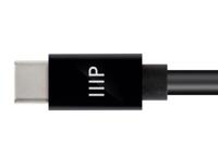 Monoprice Opladen en synchroniseren USB 2.0 Type-C naar Type-C kabel - 10 voet - zwart, TPE-jack, tot 3A/60W, tot 480 Mbps - Select Series - thumbnail