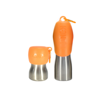 KONG H2O 255 ml rvs waterfles oranje - thumbnail