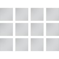 Spiegel Tegelset - Trion Aria - Set van 12 - 15x15cm - Spiegelglas - thumbnail