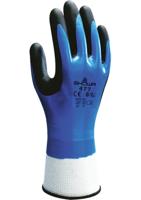 Showa handschoenen - 477 - maat XL - blauw / zwart - nitril - thermal - thumbnail
