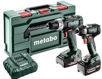 Metabo Accu Combo Set 2.8.2 | BS 18 L (Boorschroefmachine) + SSD 18 LT 200 BL (Slagschroevendraaier) | 18 V | 1x2.0Ah, 1x 4.0Ah, ASC 55 | In Metabox - - thumbnail