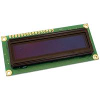 Display Elektronik OLED-module Geel Zwart 16 x 2 Pixel (b x h x d) 80 x 10 x 36 mm DEP16201-Y - thumbnail