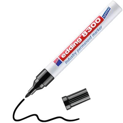 Edding Permanentmarker | zwart | streepbreedte 1,5-3 mm ronde punt | 10 stuks - 4-8300001 4-8300001