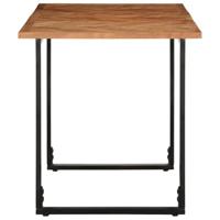 Eettafel 140x70x75 cm massief acaciahout - thumbnail