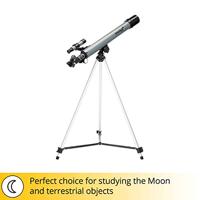 Levenhuk Blitz 50 BASE 50mm Portable Refractor Telescope for Beginners and Kids with Tripod and Balanced Accessories Set - thumbnail