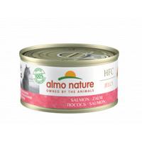 Almo Nature HFC Jelly zalm natvoer kat (70 g) 18 x 70 g - thumbnail