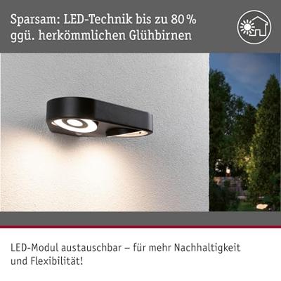 Paulmann Silma 94866 LED-buitenlamp met bewegingsmelder (wand) LED 11 W Antraciet