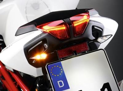 Kellermann led knipperlicht "micro rhombus extreme kl turn signal micro rhom extreme, black fl/rr