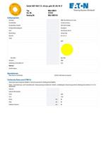 Eaton M22-XBK11 Markeringsplaatje (Ø x h) 60 mm x 60 mm NOT-HALT (de, en, fr, it) Geel 1 stuk(s) - thumbnail