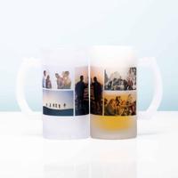 Gepersonaliseerde Bierpul met vijf foto's - thumbnail