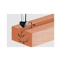 Festool Accessoires HW S8 D14/7/90° V-groeffrees | 490999 - thumbnail