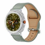 Classic leren band - Grijs - Samsung Galaxy Watch 8 Classic - 46mm - thumbnail