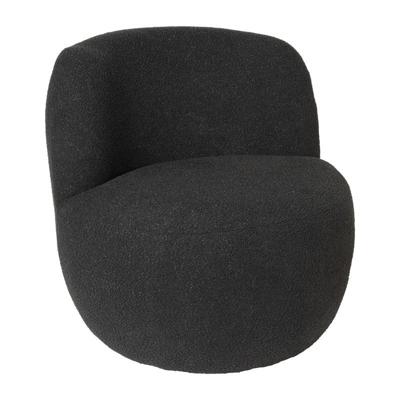 Teddy fauteuil - zwart - ø73.5x71.5 cm Teddy fauteuil - zwart - ø73.5x71.5 cm