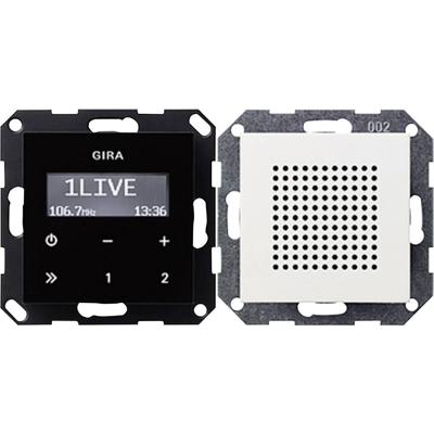 GIRA 2280 03 Inbouwradio Inzetstuk System 55, Standaard 55, E2, Event, Event Clear, Event Opaque, Esprit, ClassiX Wit (glanzend), Zwart (glanzend) 1 stuk(s) GIRA 2280 03 Inbouwradio Inzetstuk System 55, Standaard 55, E2, Event, Event Clear, Event Opaque, Esprit, ClassiX Wit (glanzend), Zwart (glanzend) 1 stuk(s)