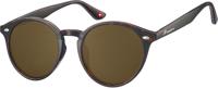 Zonnebril Montana met bruin rond glas turtle - thumbnail