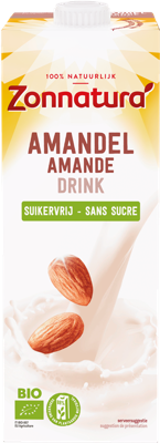 Zonnatura Amandel drink ongezoet bio 1 Liter Zonnatura Amandel drink ongezoet bio 1 Liter