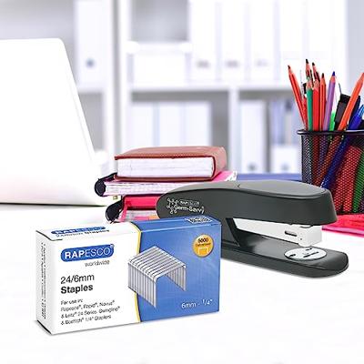 Nieten Rapesco 24 6mm 5000 stuks zilver