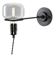 Zuiver Wandlamp 'Hazy' kleur Zwart - thumbnail