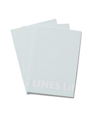 HEMA Schriften mint A4 gelinieerd - 3 stuks