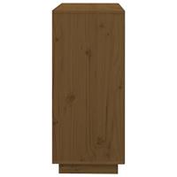 Dressoir 74x35x80 cm massief grenenhout honingbruin - thumbnail