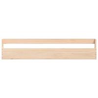 Wandschoenenrekken 2 st 110x9x23 cm massief grenenhout - thumbnail