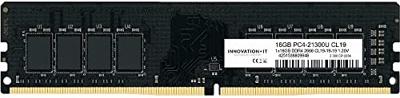 Innovation IT 2666 16GB CL19-19-19 1.20V LD 8-Chip Werkgeheugen voor desktop DDR4 16 GB 1 x 16 GB 2666 MHz 288-pins DIMM Inno16G26662GS Innovation IT 2666 16GB CL19-19-19 1.20V LD 8-Chip Werkgeheugen voor desktop DDR4 16 GB 1 x 16 GB 2666 MHz 288-pins DIMM Inno16G26662GS