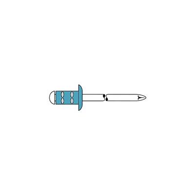 Gesipa Blindklinknagel | klinknagelschacht d x l 3,2 x 8 mm | RVS | 100 stuks - 1432060 1432060 Gesipa Blindklinknagel | klinknagelschacht d x l 3,2 x 8 mm | RVS | 100 stuks - 1432060 1432060
