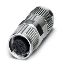 Phoenix Contact 1559631 Sensor/actuator connector, niet geassembleerd M12 Aantal polen (sensoren): 12 Bus, recht 1 stuk(s) - thumbnail