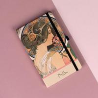 Alphonse Mucha Notitieboek A5 Primrose - thumbnail